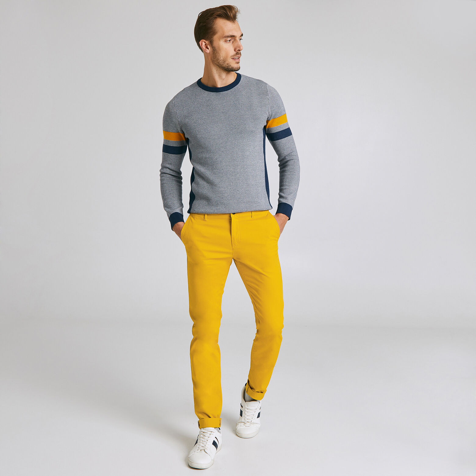 Pantalon chino slim sasha