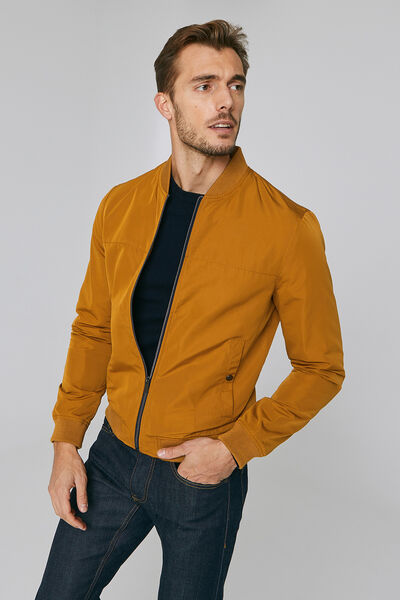 Blouson bomber col teddy déperlant