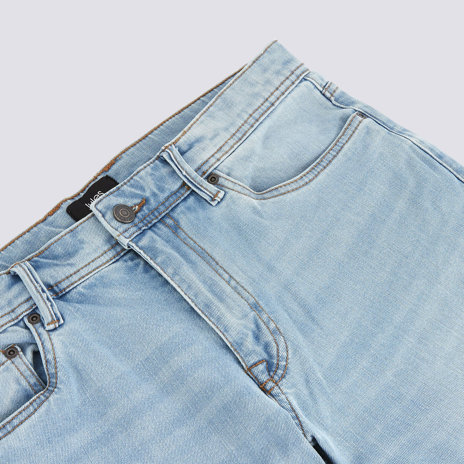 Jean slim Tom 4 longueurs délavé