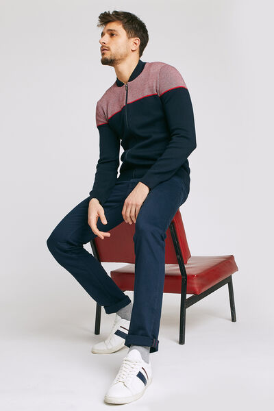Gilet zippé col teddy