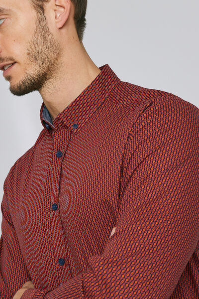 Chemise imprimée slim