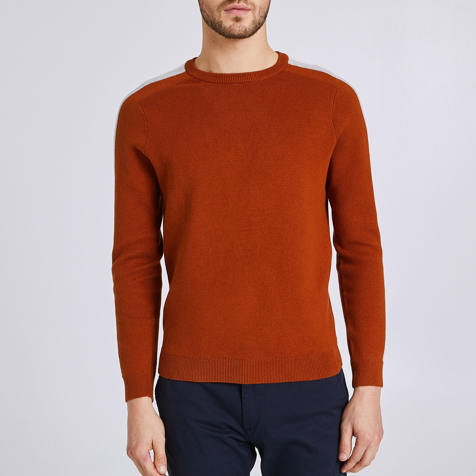 Pull milano avec bandes