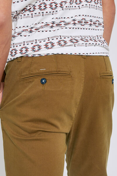 Pantalon chino droit canvas