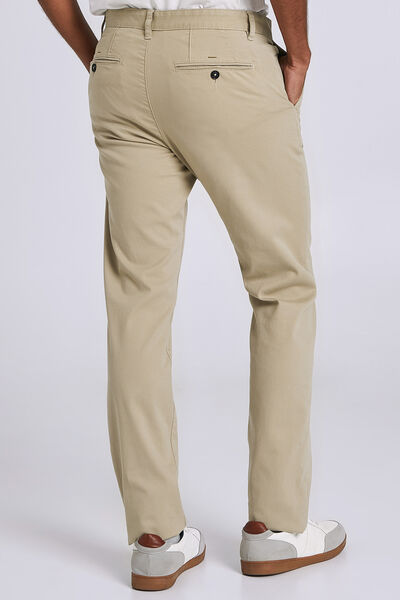 Pantalon chino droit canvas