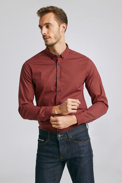 Chemise imprimée slim