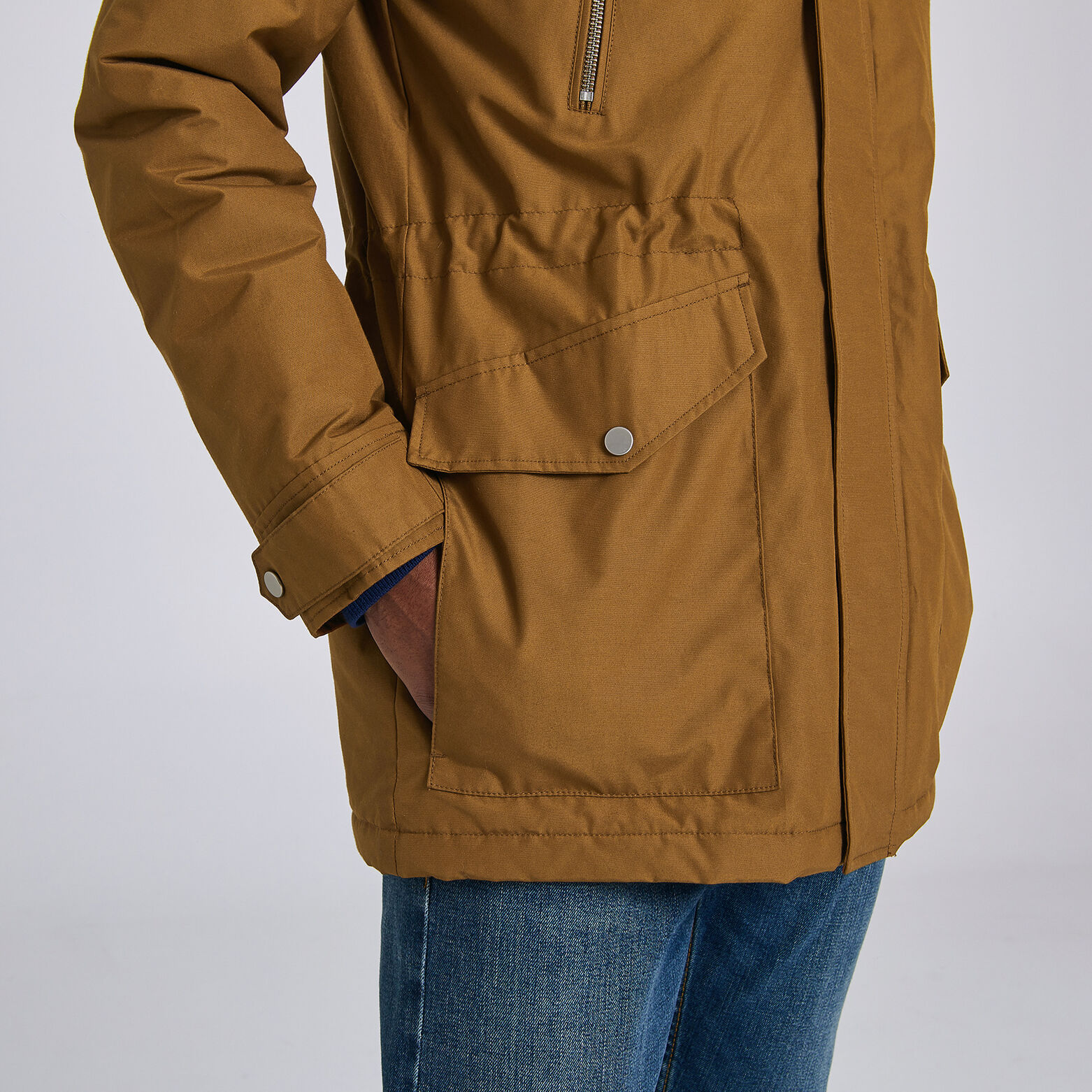 Parka légère à capuche