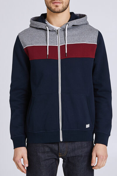 Gilet zippé à capuche