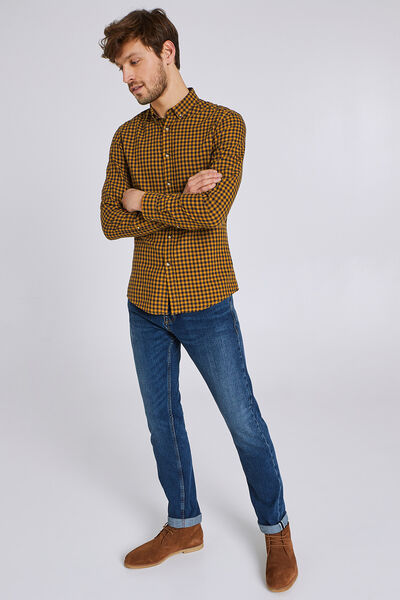 Chemise à carreaux coupe slim