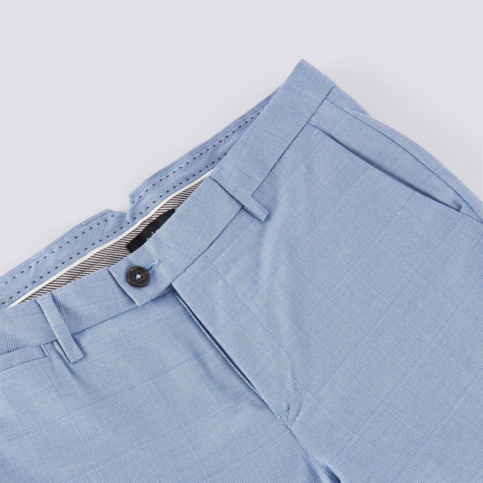 Pantalon chino à carreaux