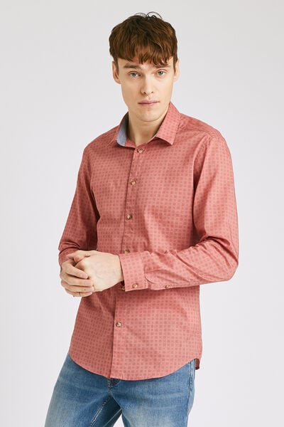 Chemise slim imprimée