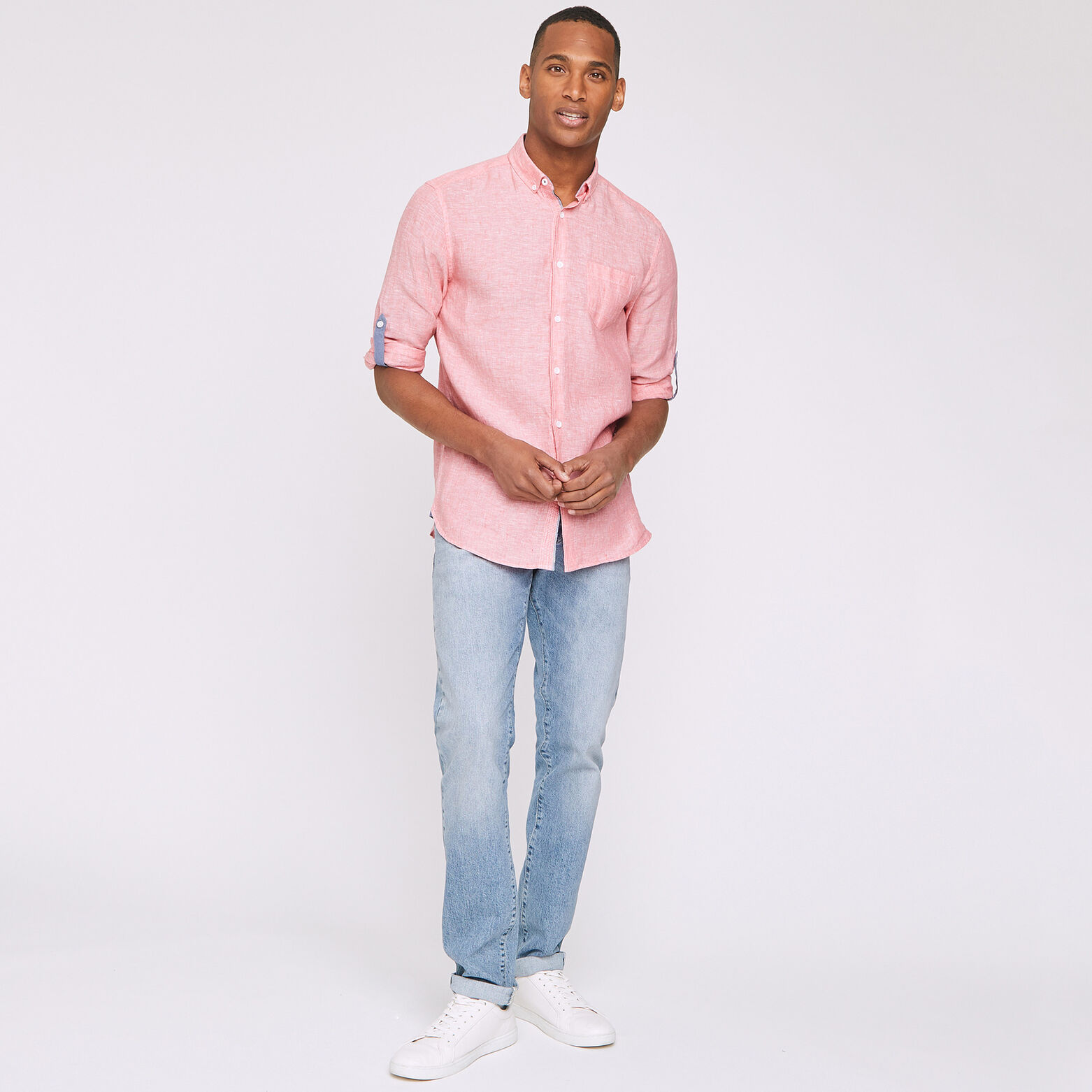 Chemise regular lin