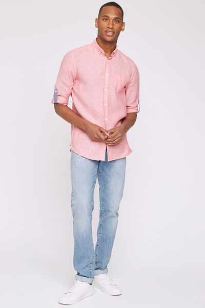 Chemise regular lin