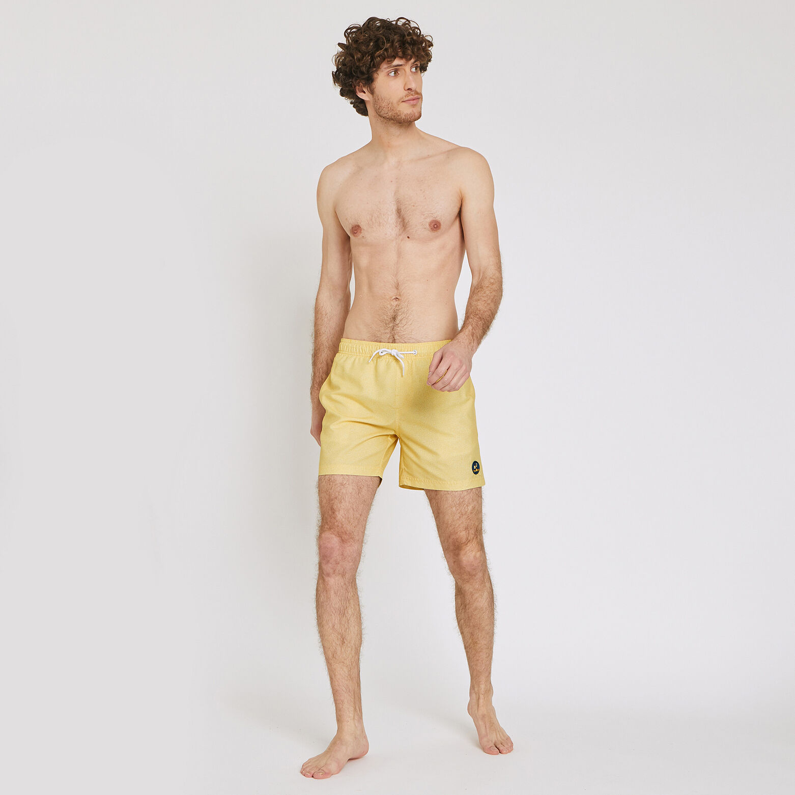 Maillot de bain avec badge cousu