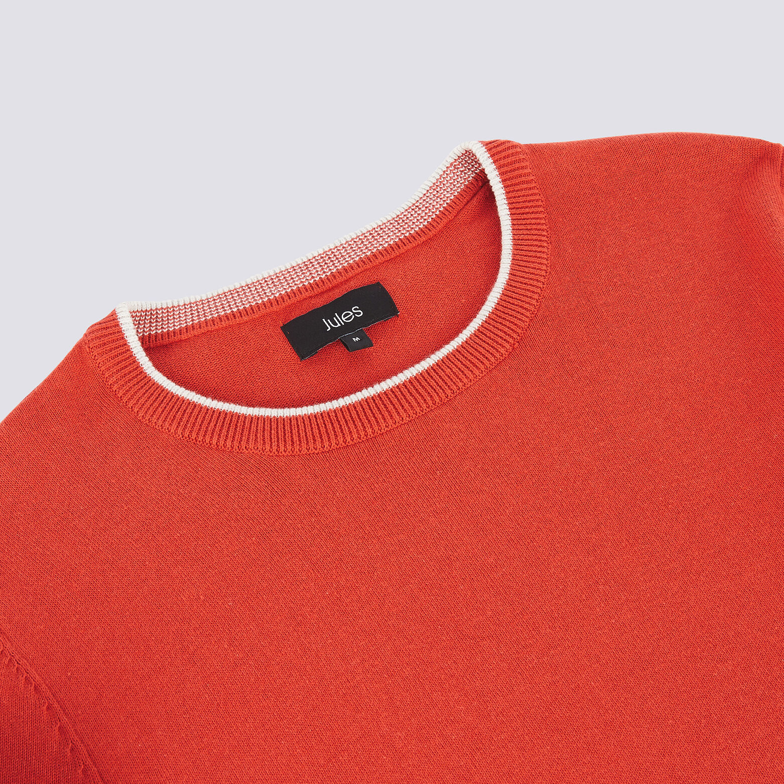Pull col rond jeu de points
