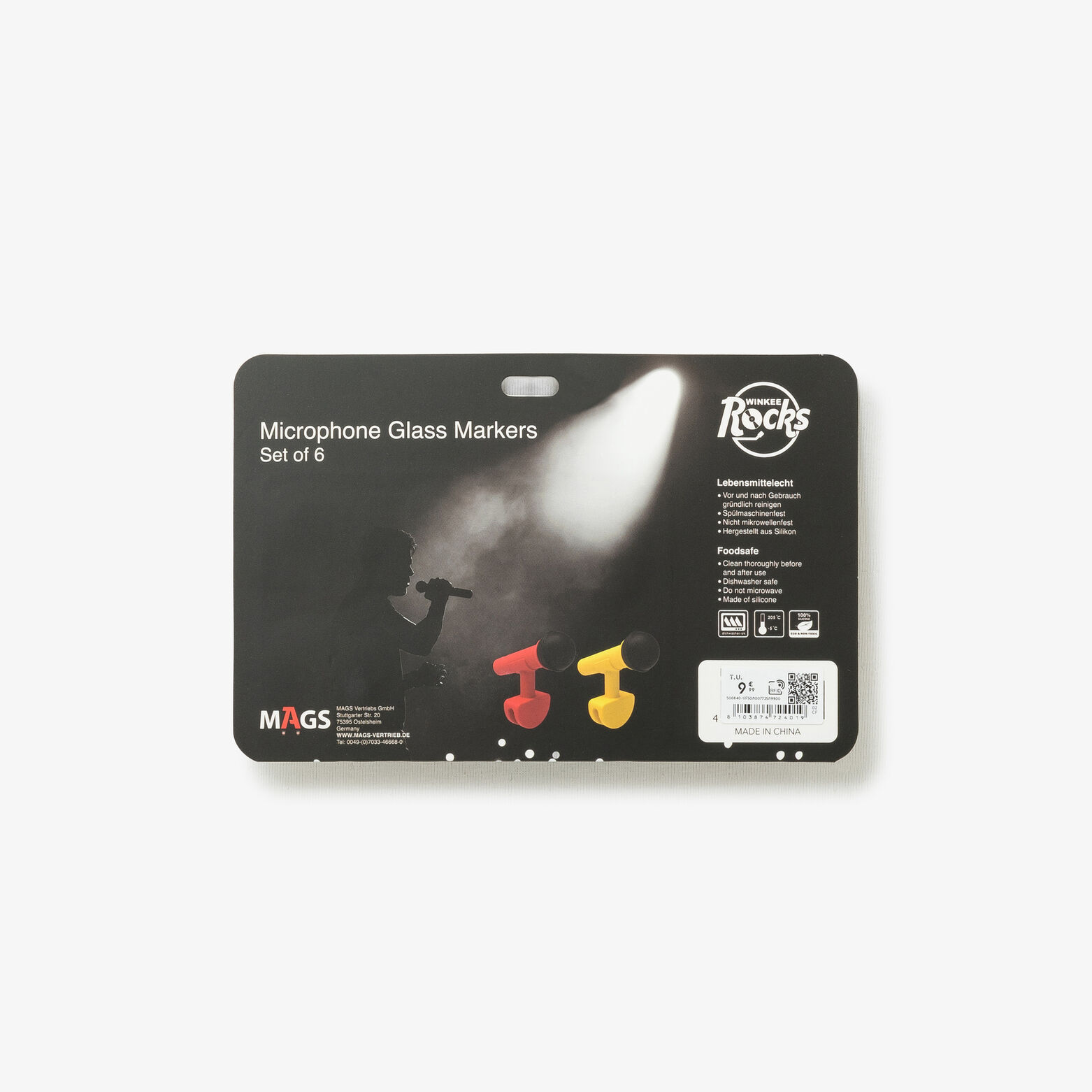 Set de 6 marqueurs de verres