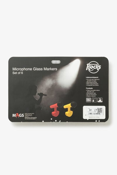 Set de 6 marqueurs de verres