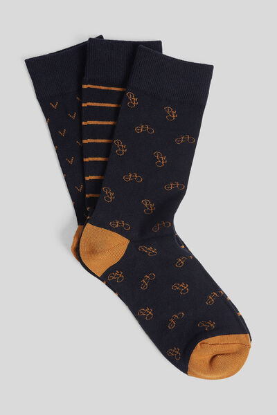 Lot de 3 paires de chaussettes fantaisie