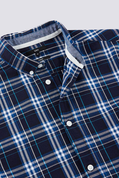 Chemise regular à carreaux
