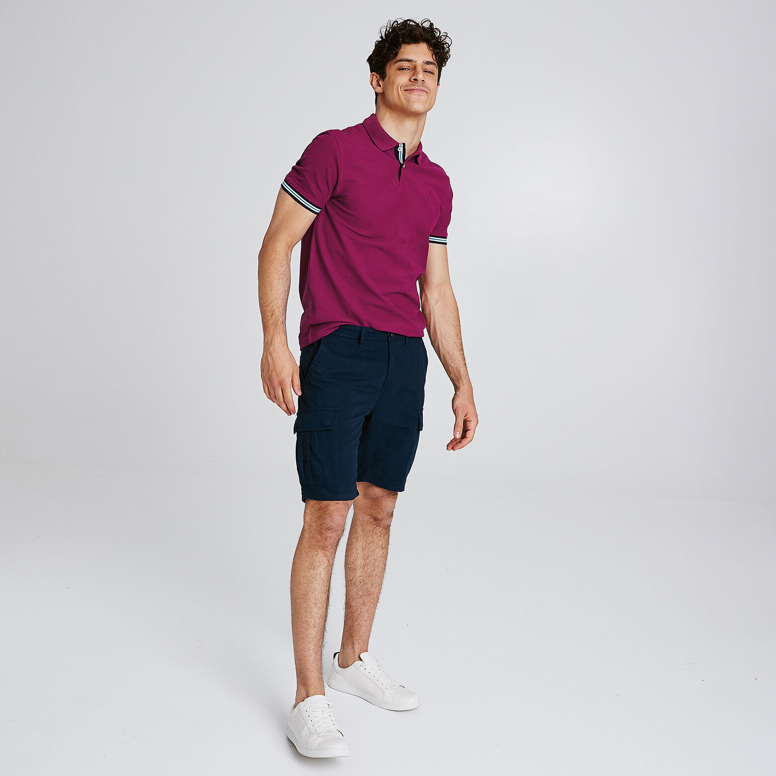 Polo manches courtes uni