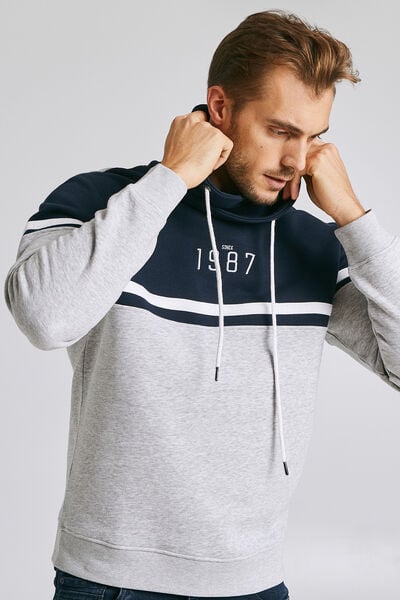 Sweat color block col snood