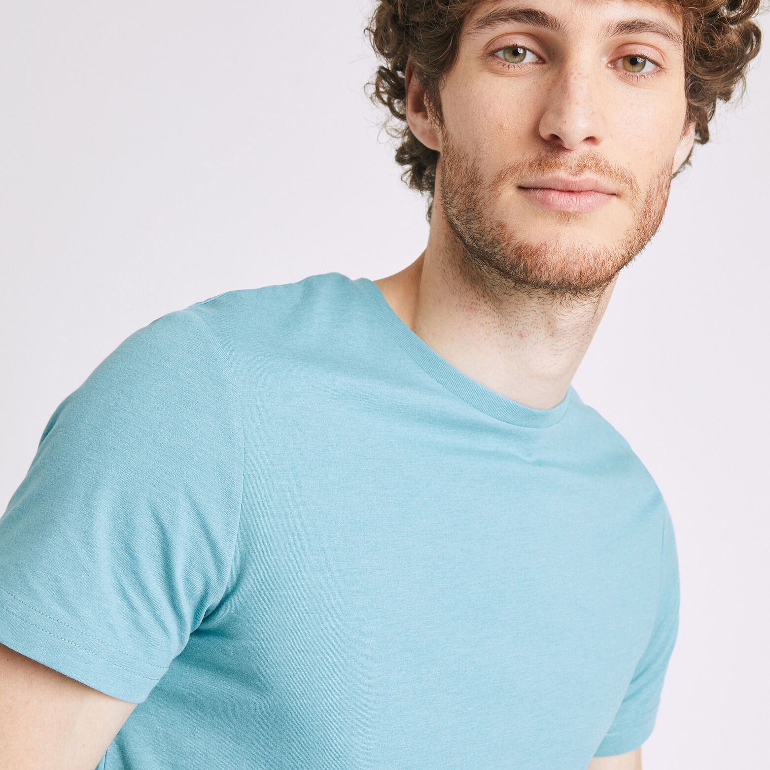 Tee-shirt uni col rond
