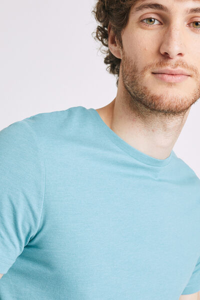 Tee-shirt uni col rond