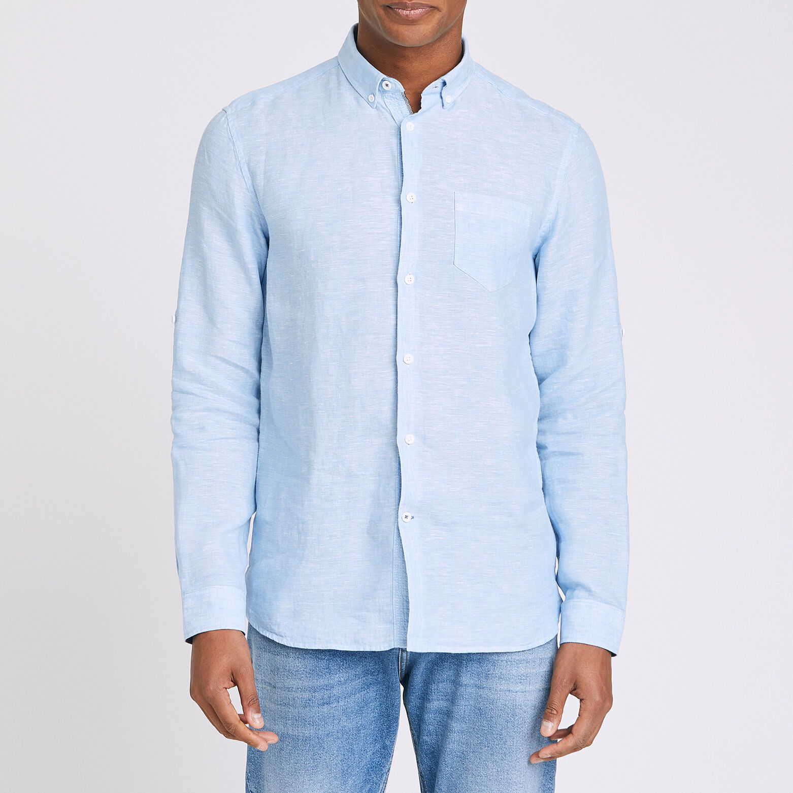 Chemise regular lin