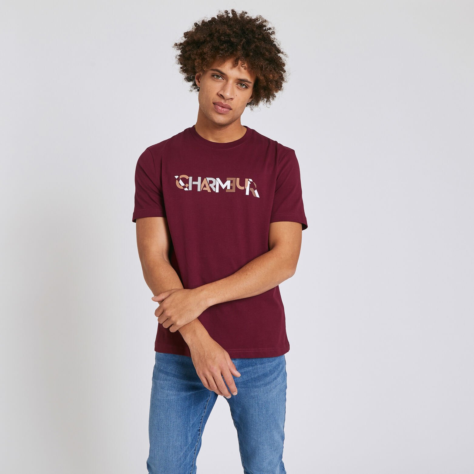 Tee shirt imprimé "CHARMEUR"