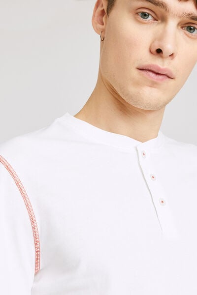 Tee shirt pyjama col tunisien