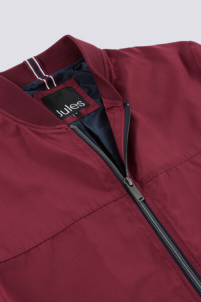 Blouson bomber col teddy déperlant