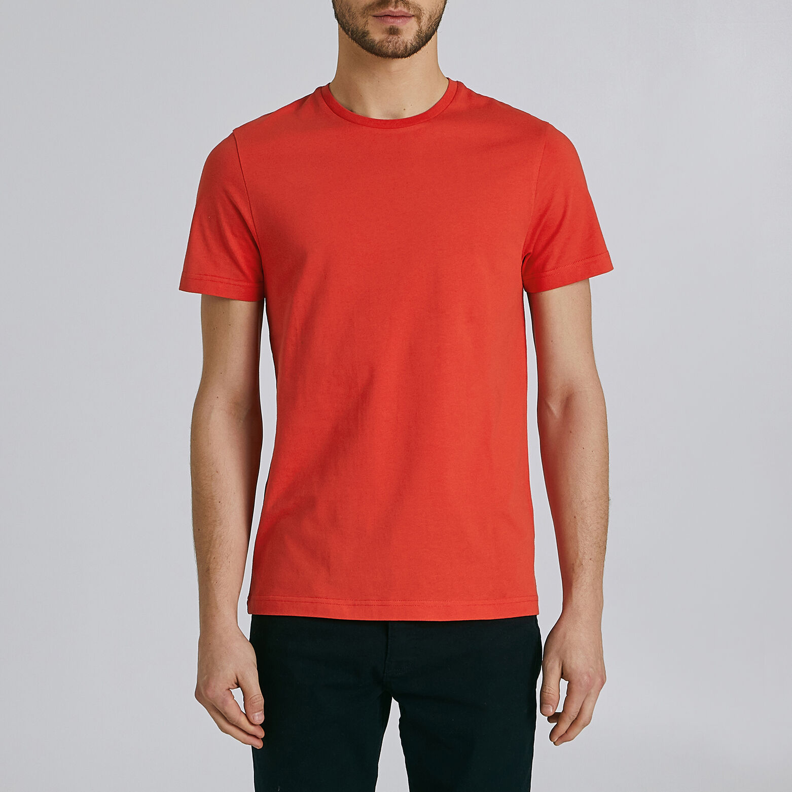 Tee-shirt uni col rond
