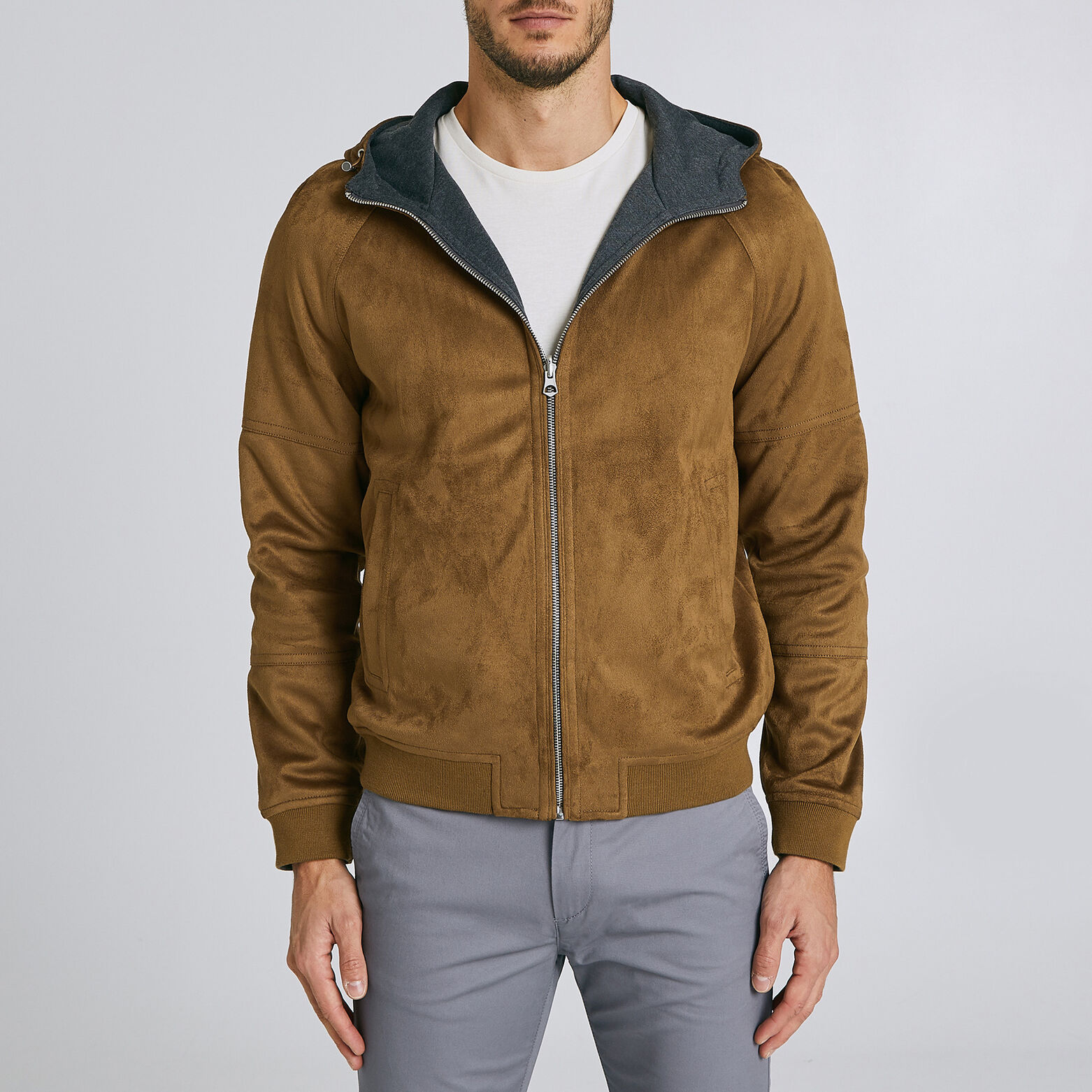Blouson suédine réversible