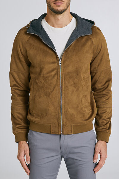 Blouson suédine réversible