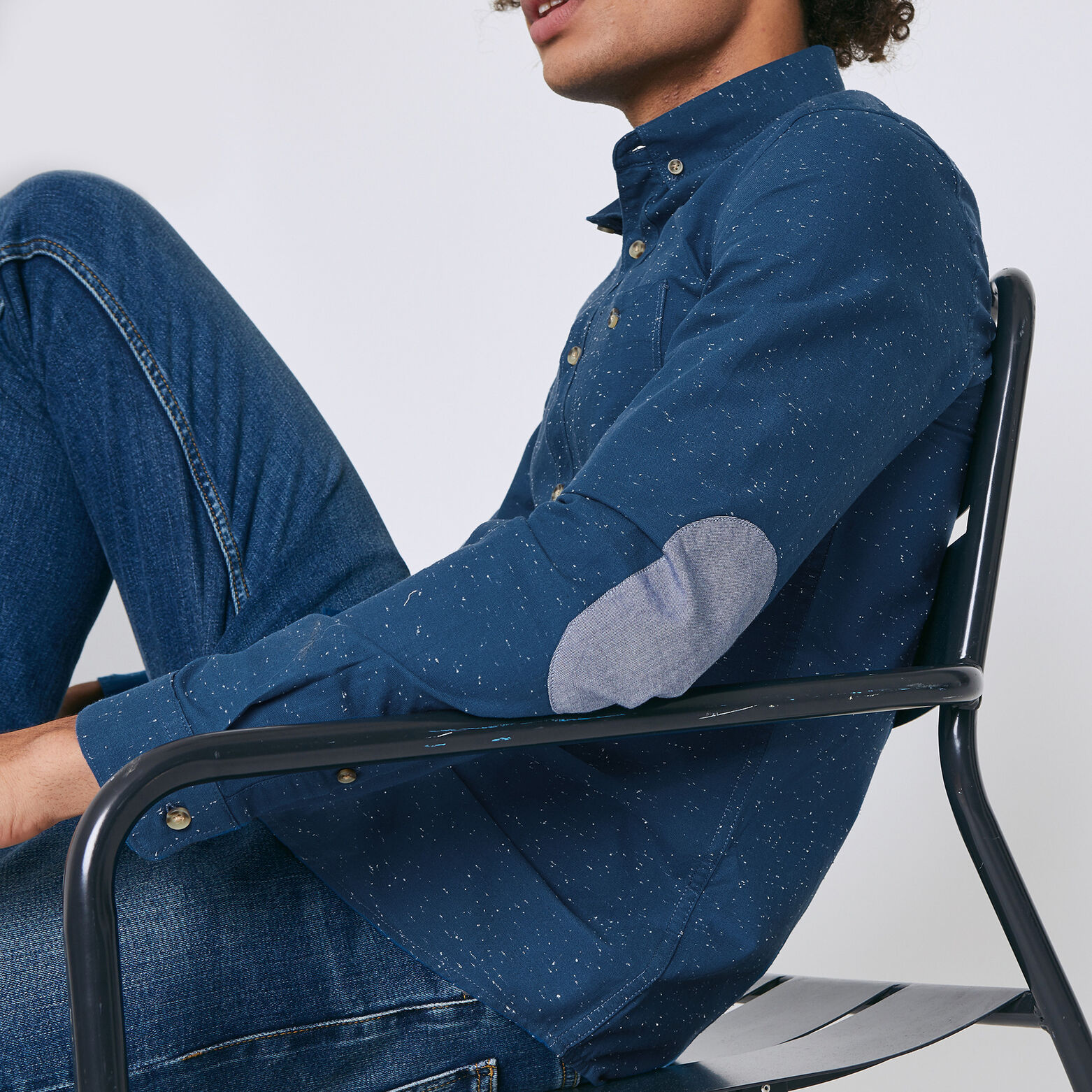 Chemise Slim à coudières
