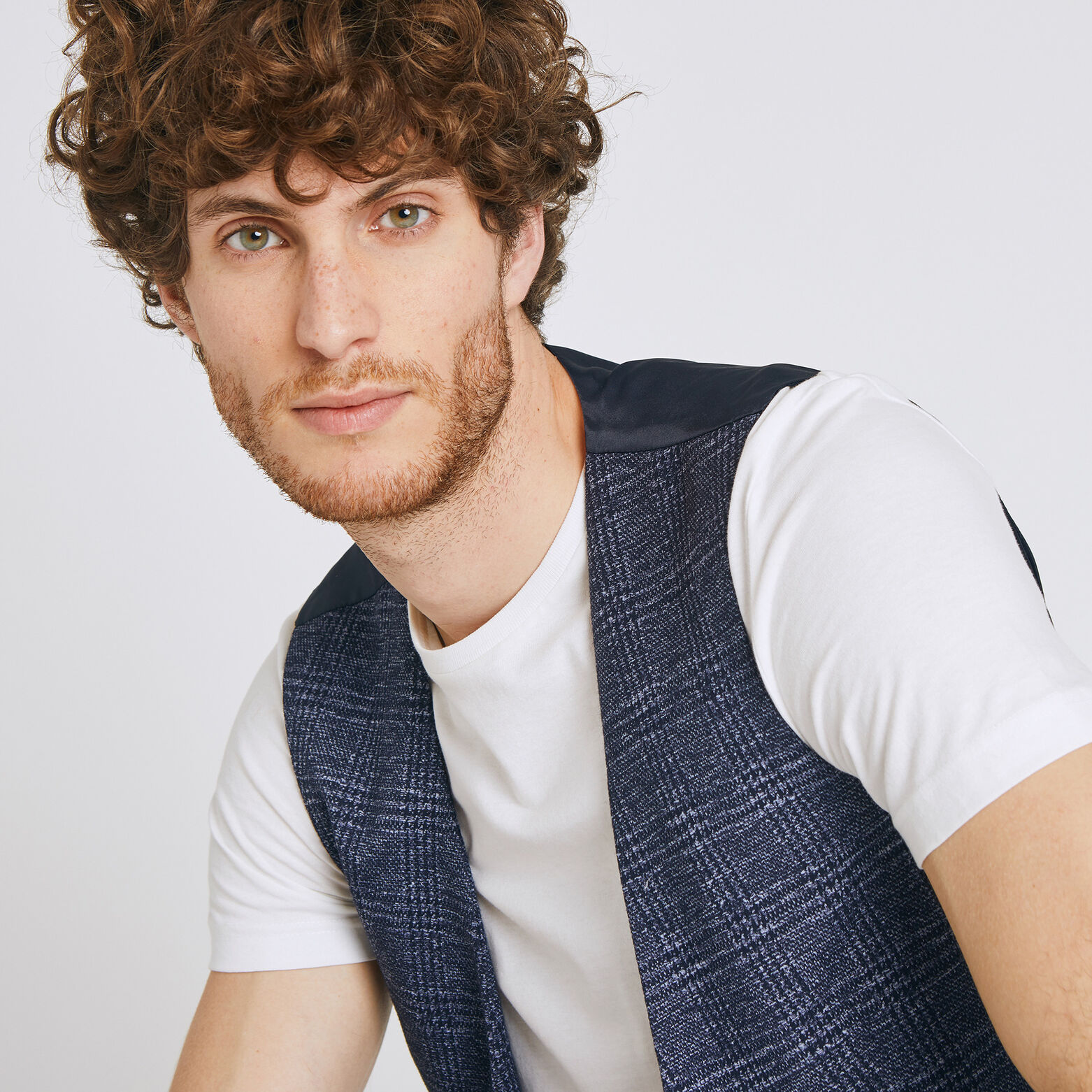 Gilet sans manches prince de galles
