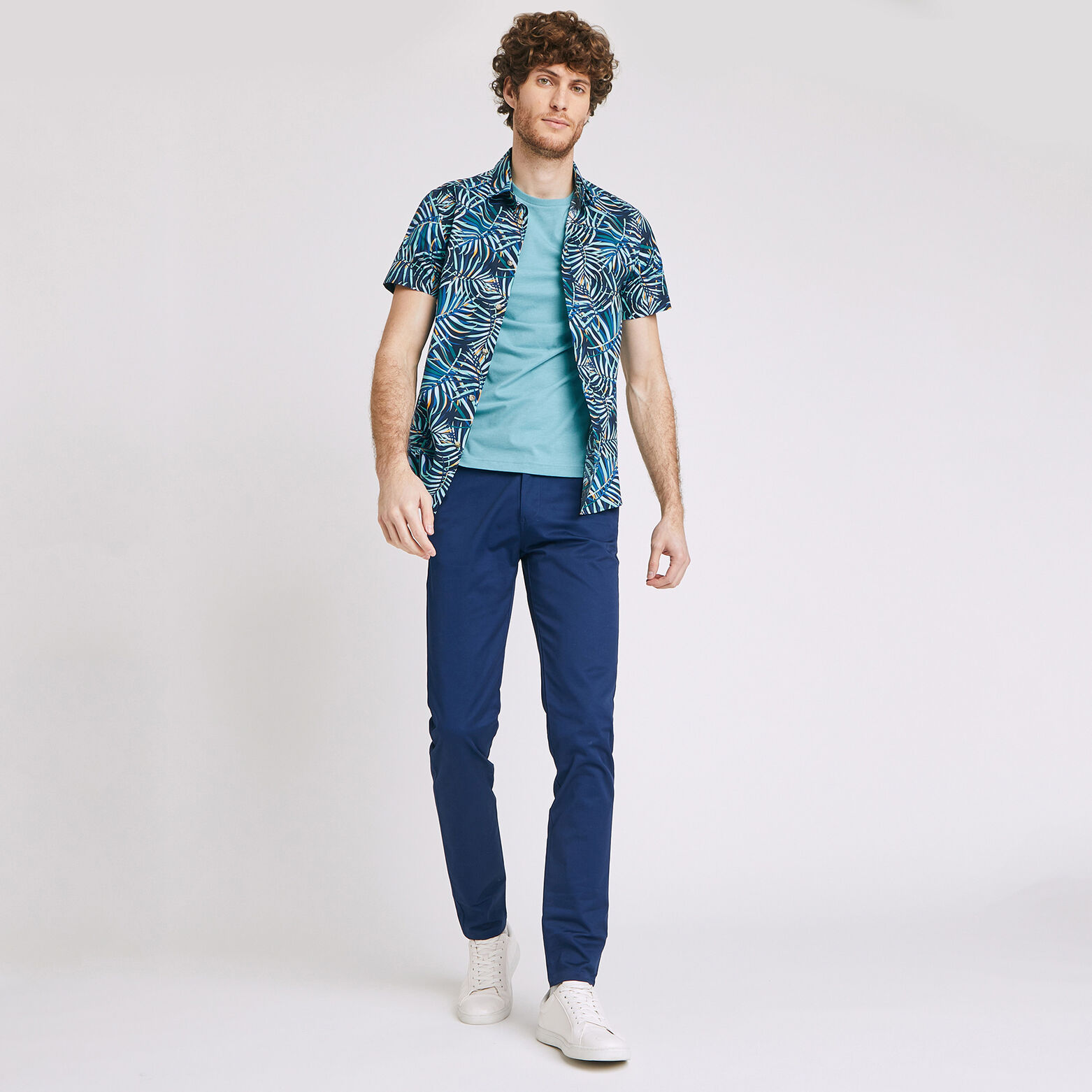Tee-shirt uni col rond