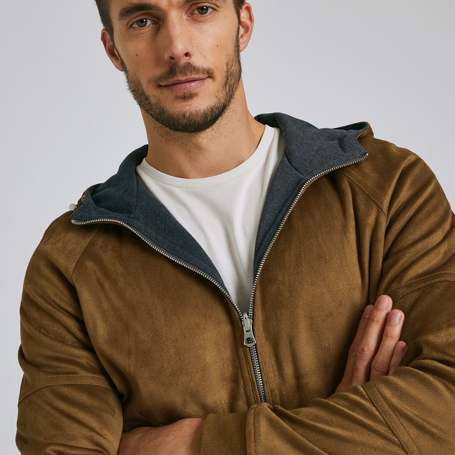 Blouson suédine réversible