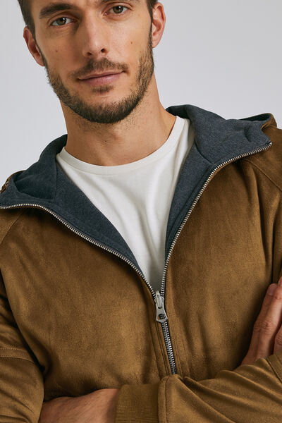Blouson suédine réversible