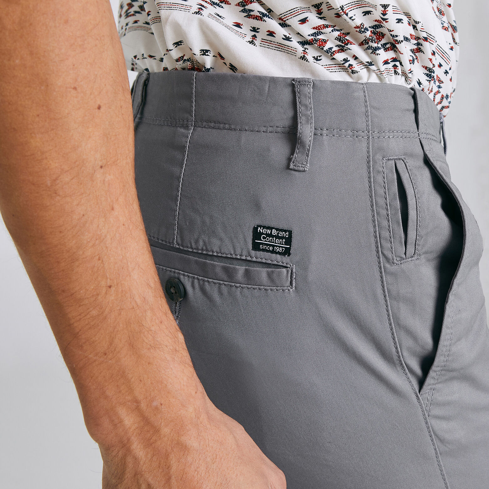 Pantalon chino slim sasha