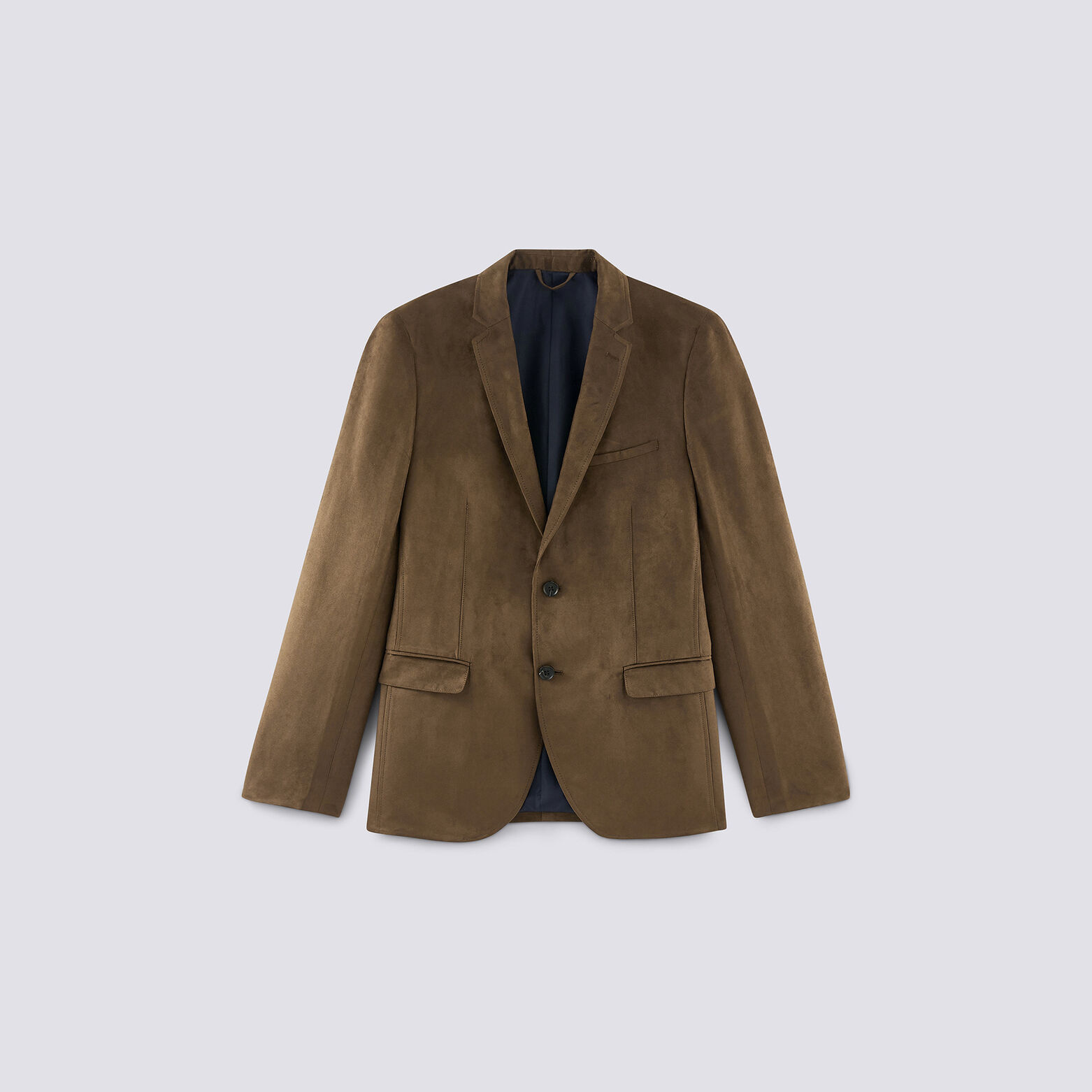 Veste de costume en suédine