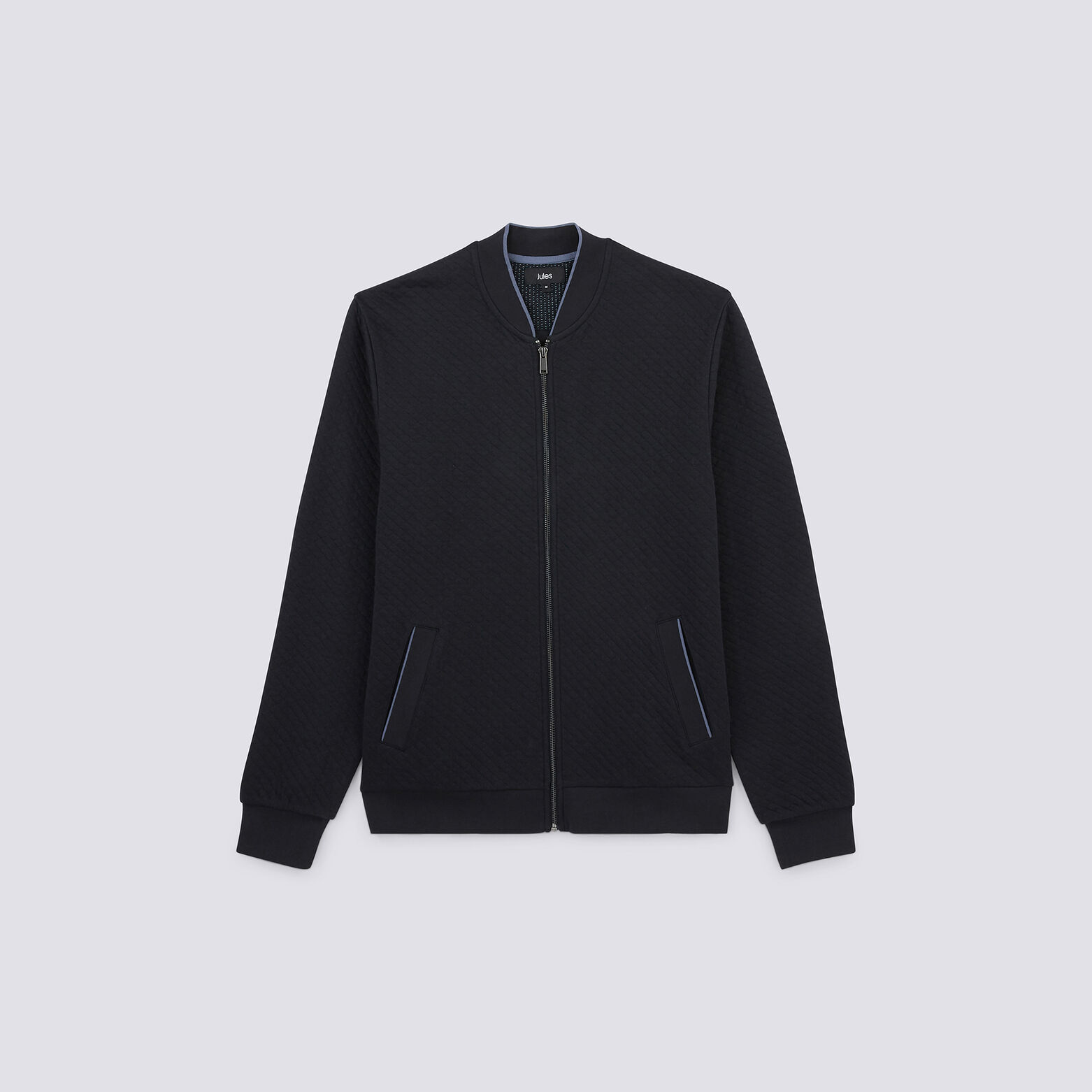 Sweat zippé léger col teddy