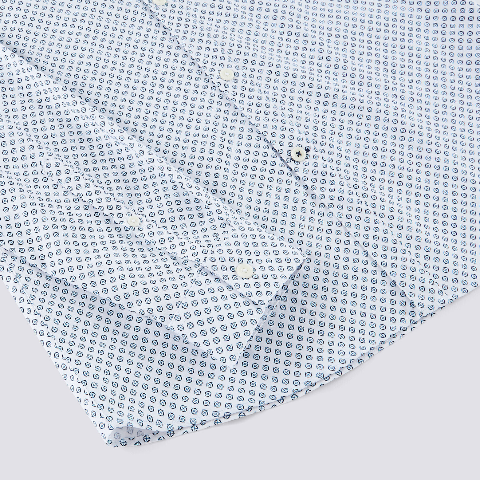 Chemise slim imprimée viseur