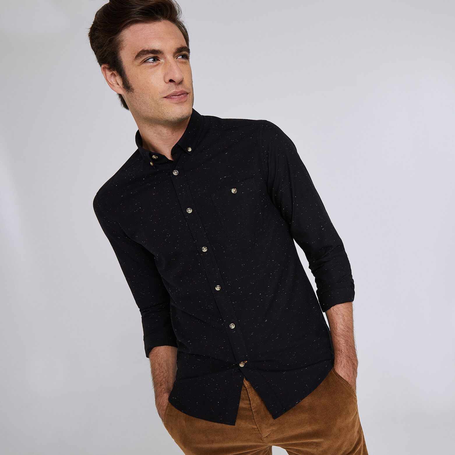 Chemise Slim à coudières