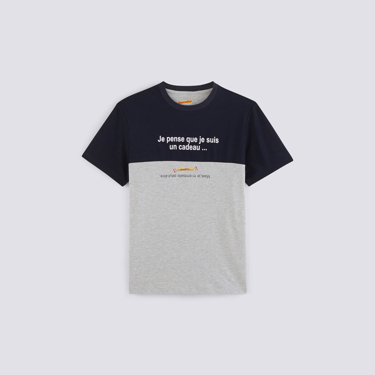 Tee shirt col rond CARAMBAR CADEAU