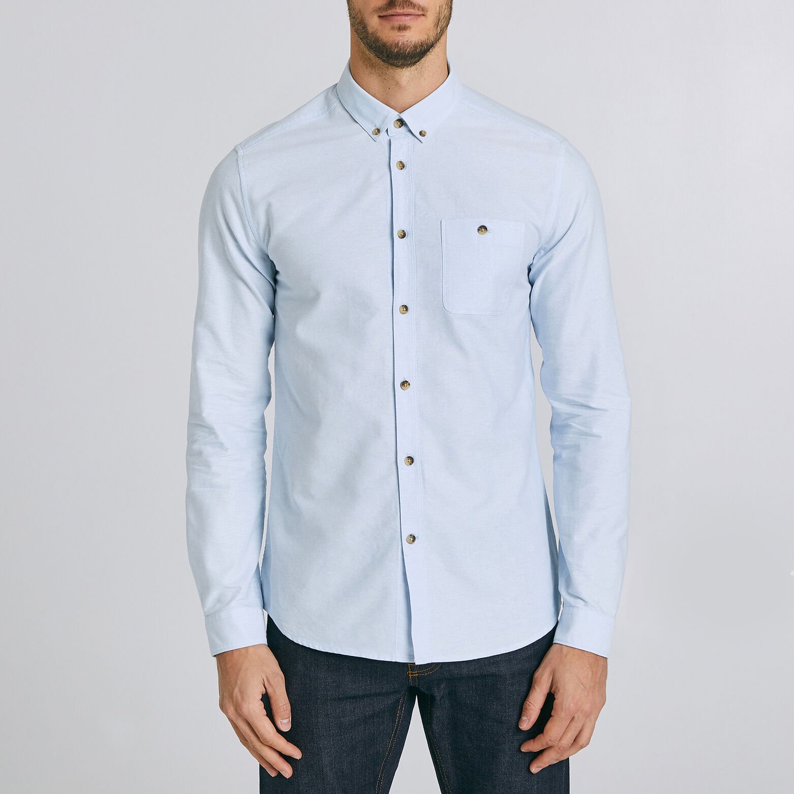 Chemise Slim à coudières