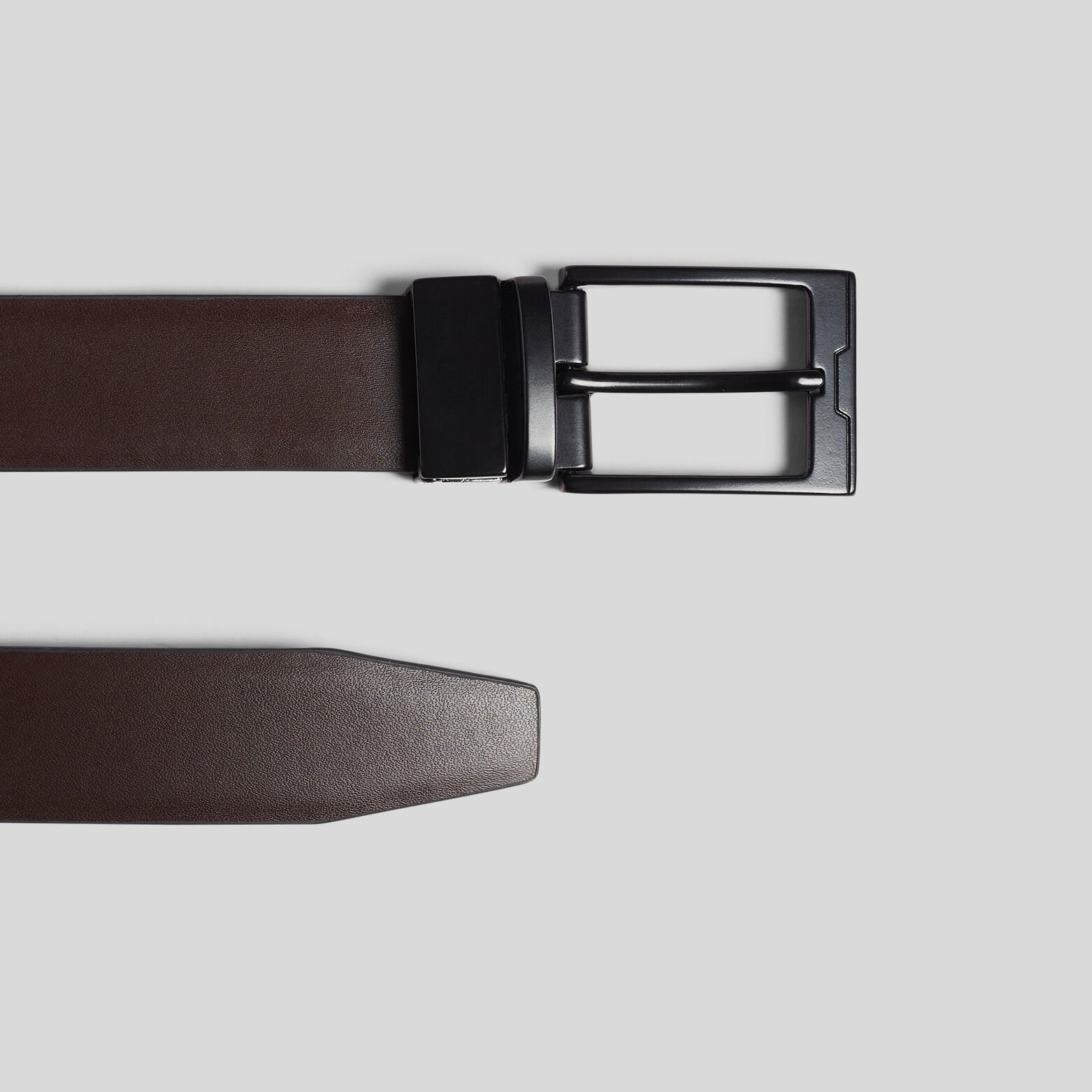 Ceinture homme en croûte de cuir