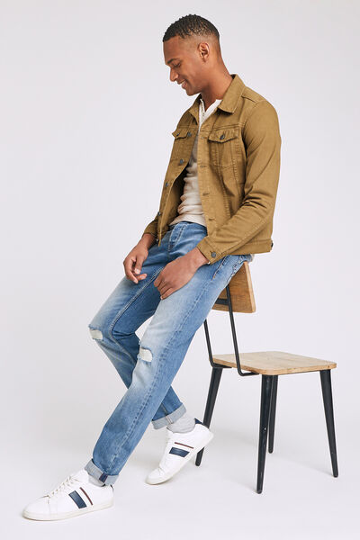 Blouson esprit denim