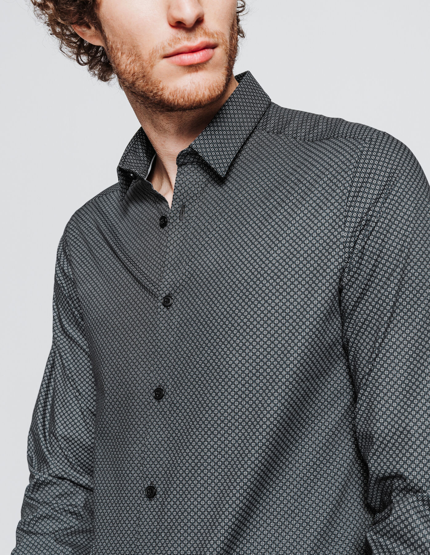 Chemise slim imprimée