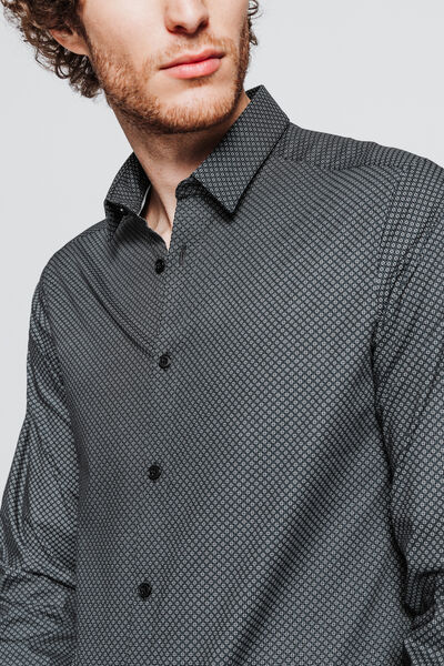 Chemise slim imprimée