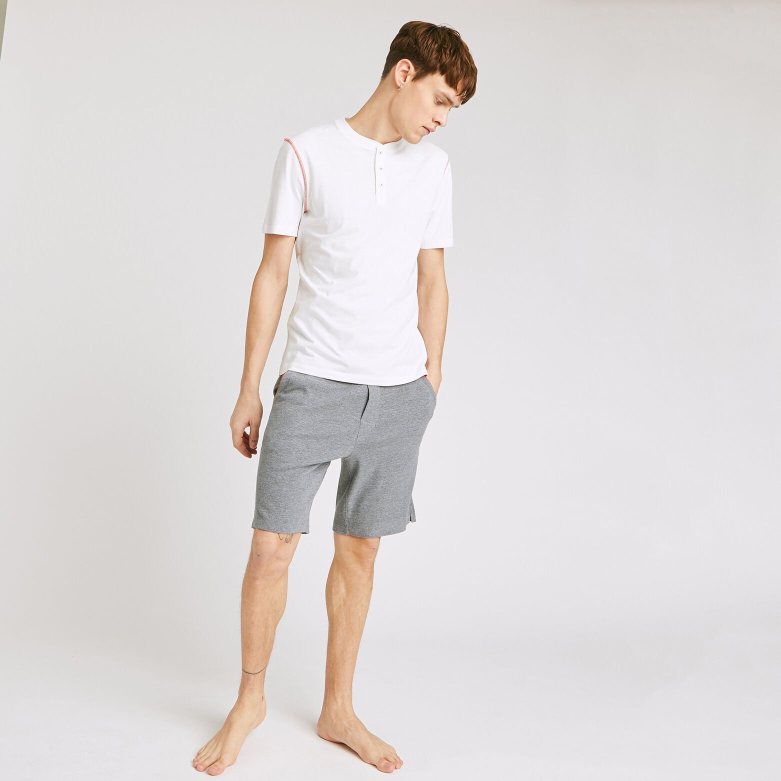 Short de pyjama uni